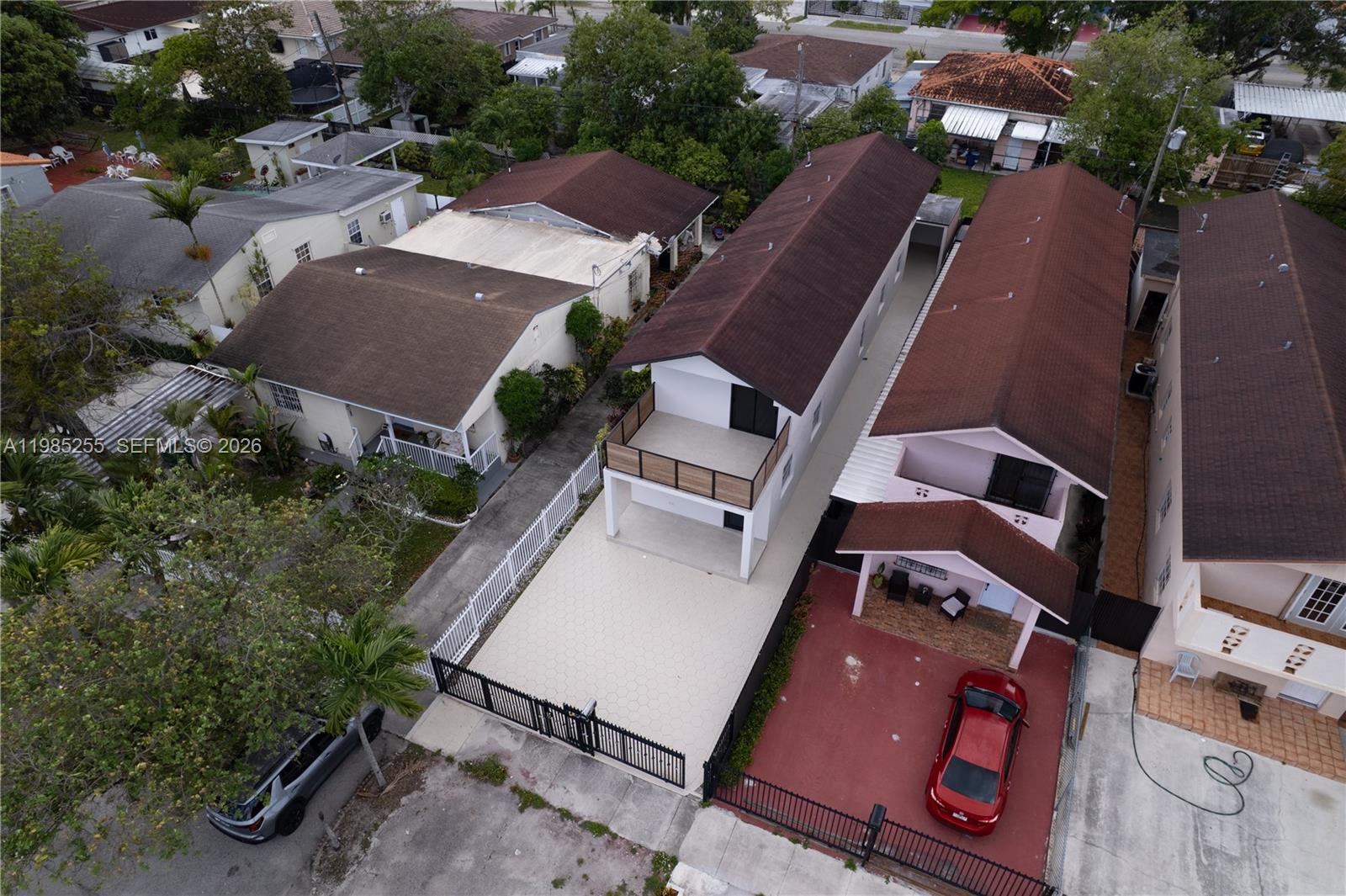 370 Flagami Boulevard Miami, FL 33144 - Photo 43 of 67 an aerial view of residential house with outdoor space and street view