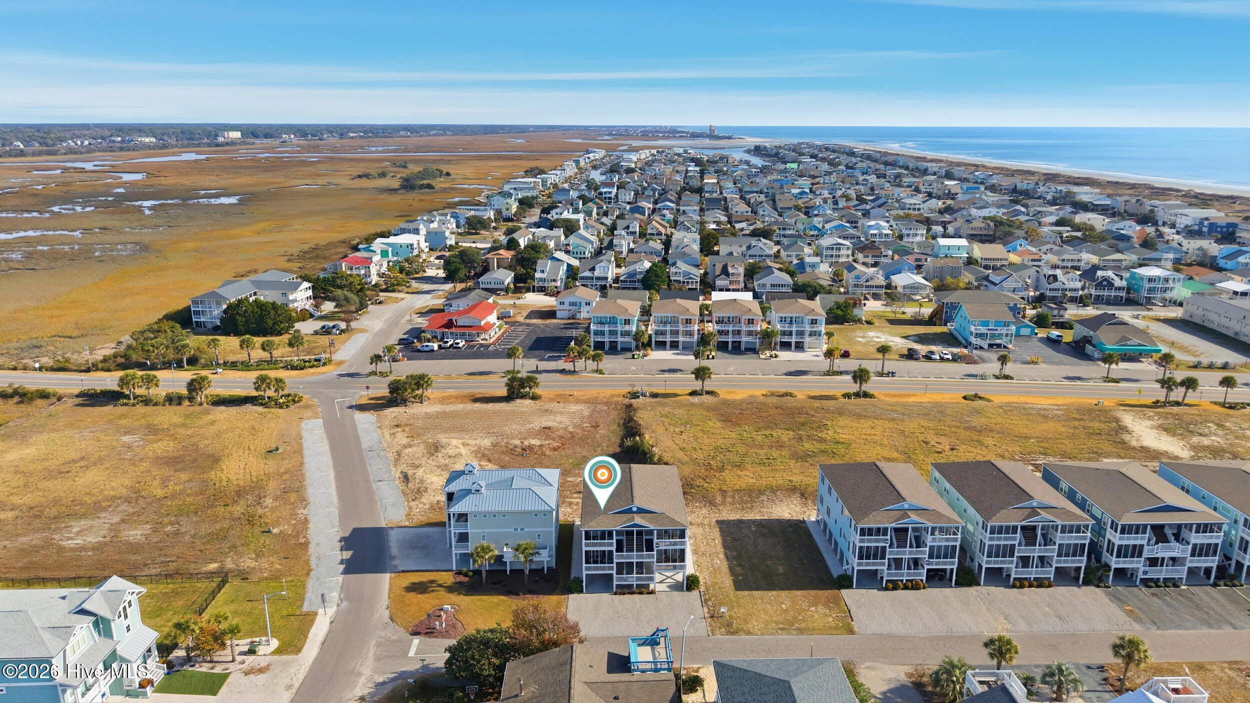 405 27th Street, Unit B Sunset Beach, NC 28468 - Photo 23 of 26 drone 1