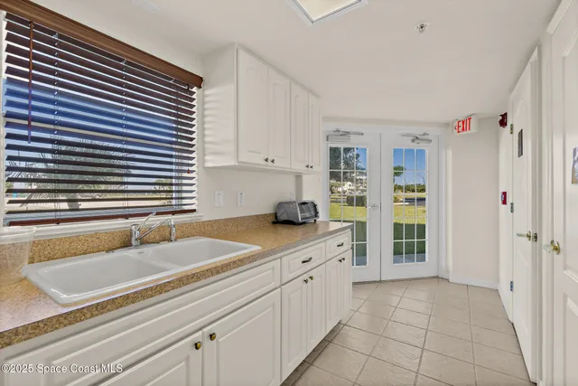 a view of a hallway with closet