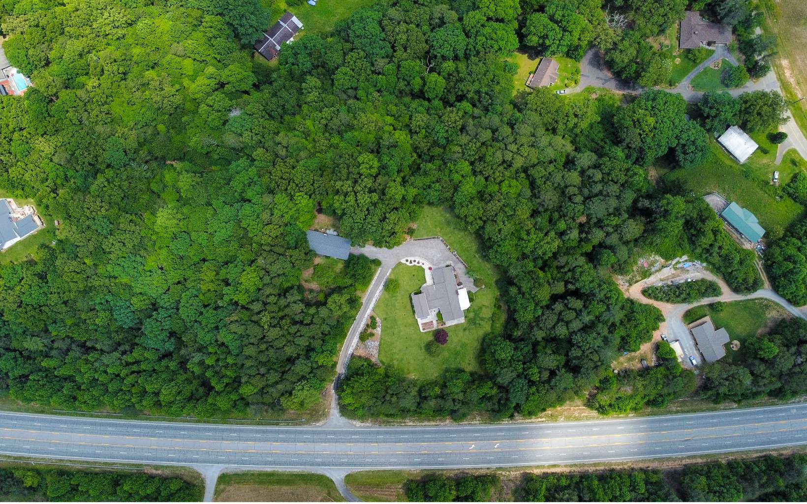 2850 Appalachian Highway Blue Ridge, GA 30513 - Photo 29 of 30 a bird view of a garden