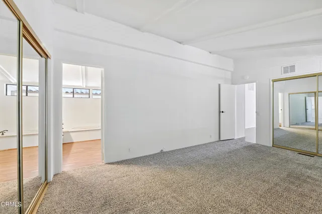 a view of an empty room