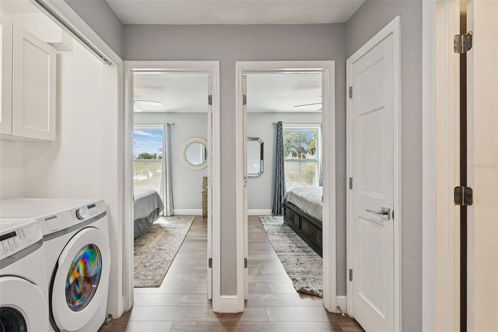 330 6th Avenue Indian Rocks Beach, FL 33785 - Photo 11 of 52 a view of bathroom with washer and dryer