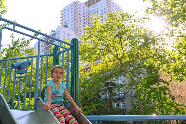 a view of a wooden deck with a bench