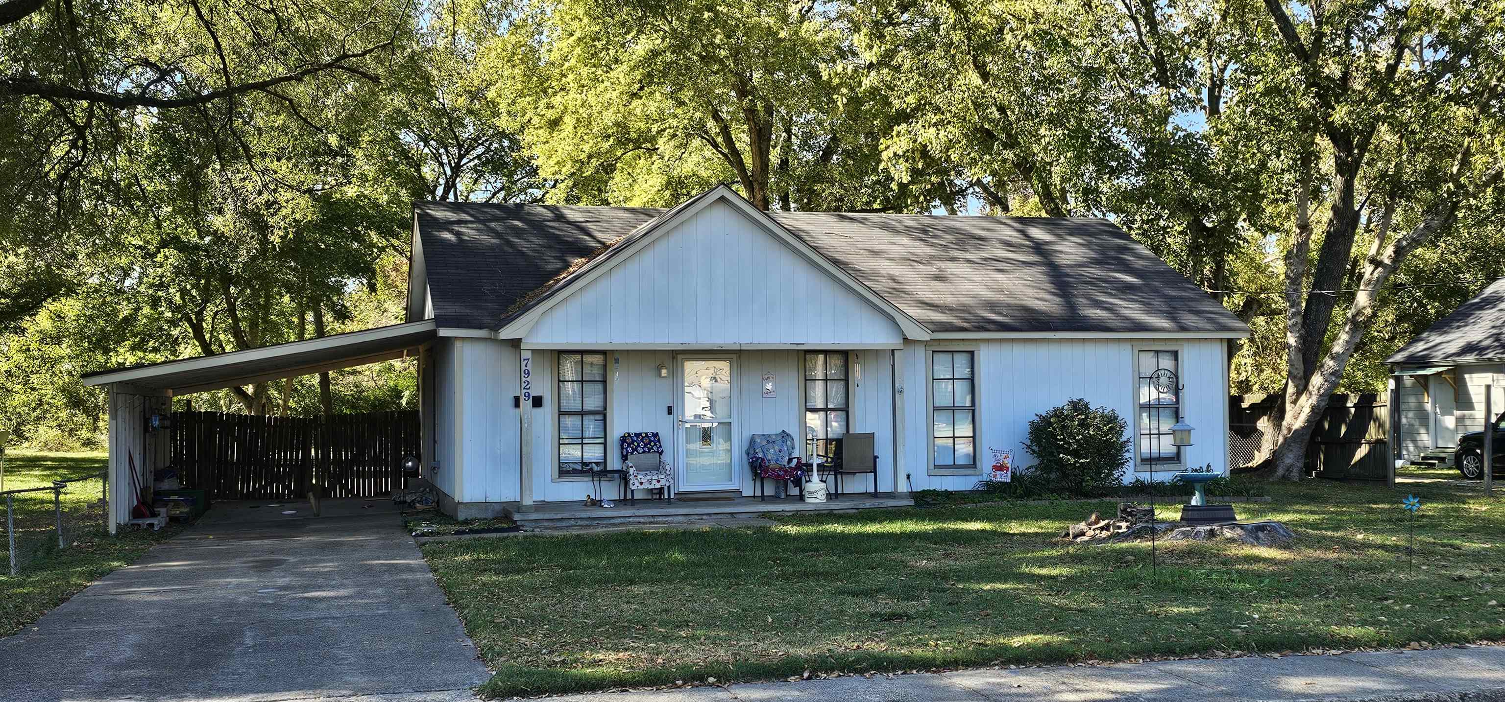 7929 Martha Road Millington, TN 38053 - Photo 1 of 1 View of front facade featuring a front yard and a carport