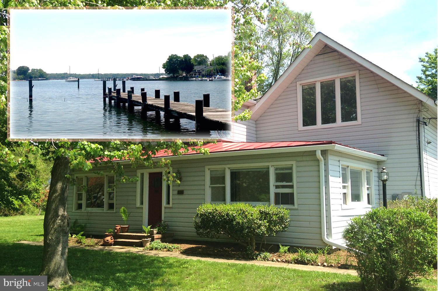 1111 Collison Road Mayo, MD 21037 - Photo 1 of 28 Updated Cadle Creek Waterfront Farmhouse