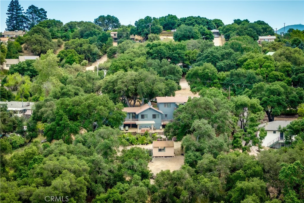 3175 Arena Avenue Atascadero, CA 93422 - Photo 30 of 40 an aerial view of residential house with outdoor space and trees all around