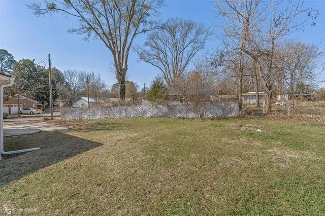 a view of yard with tree