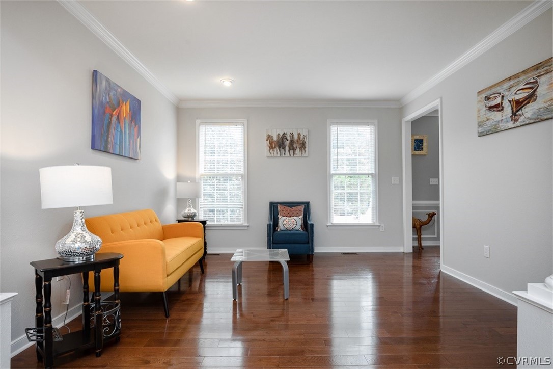 5208 Wheat Ridge Place Glen Allen, VA 23059 - Photo 10 of 45 a living room with furniture and a fireplace