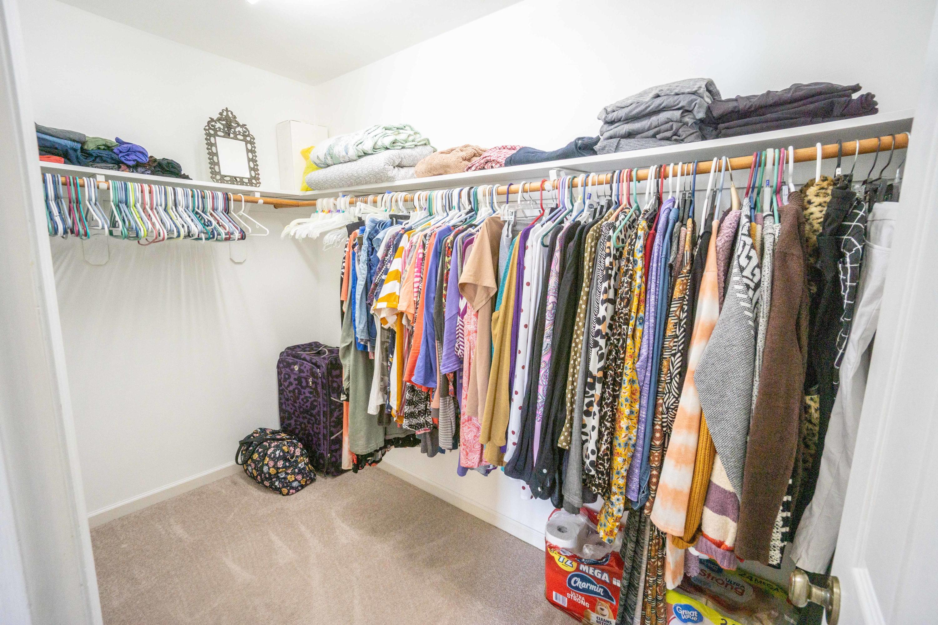 218 Oak Ridge Court Blue Ridge, VA 24064 - Photo 26 of 48 a view of walk in closet with clothes and shoes