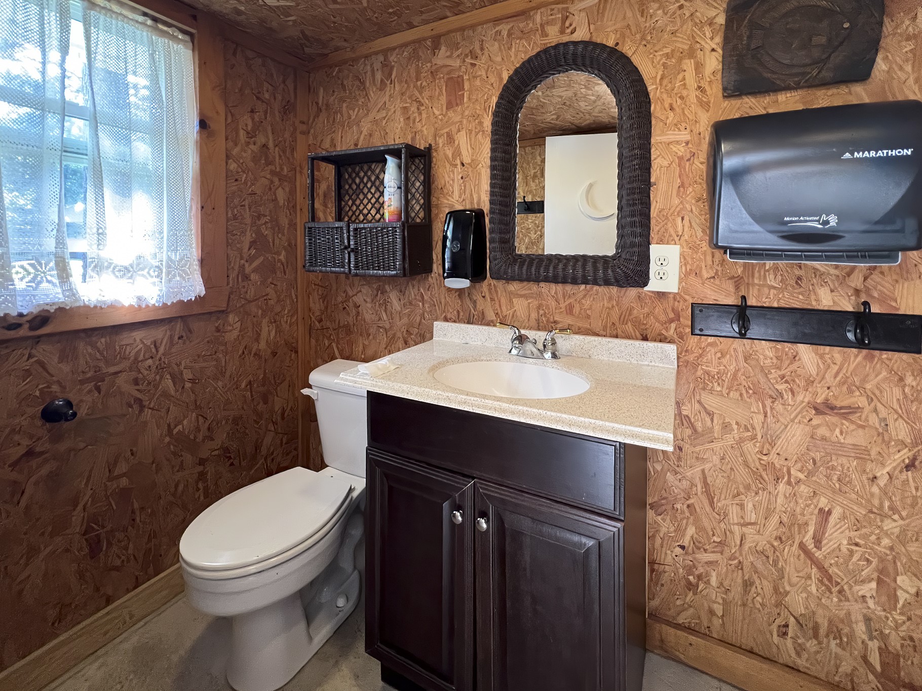 470 South Lakeview Drive Point Blank, TX 77364 - Photo 21 of 33 Bathroom right outside of Bunkhouse. Also has shower.