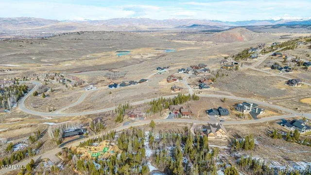 a view of ocean and mountain