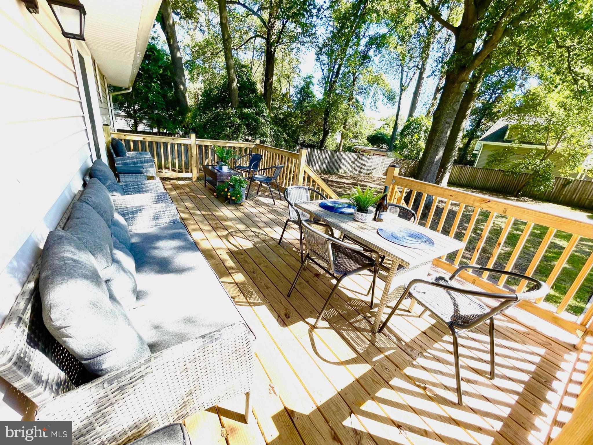 733 Stinchcomb Road Severna Park, MD 21146 - Photo 39 of 50 Deck with plenty of room for seating