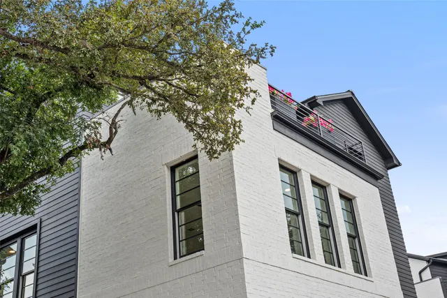 a view of a hallway with entryway