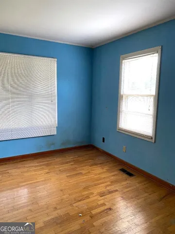 a view of a room with window