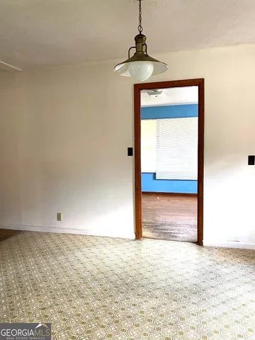 a view of an empty room