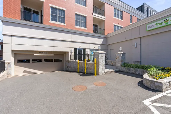 a view of a building with outdoor space