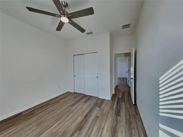 wooden floor in an empty room