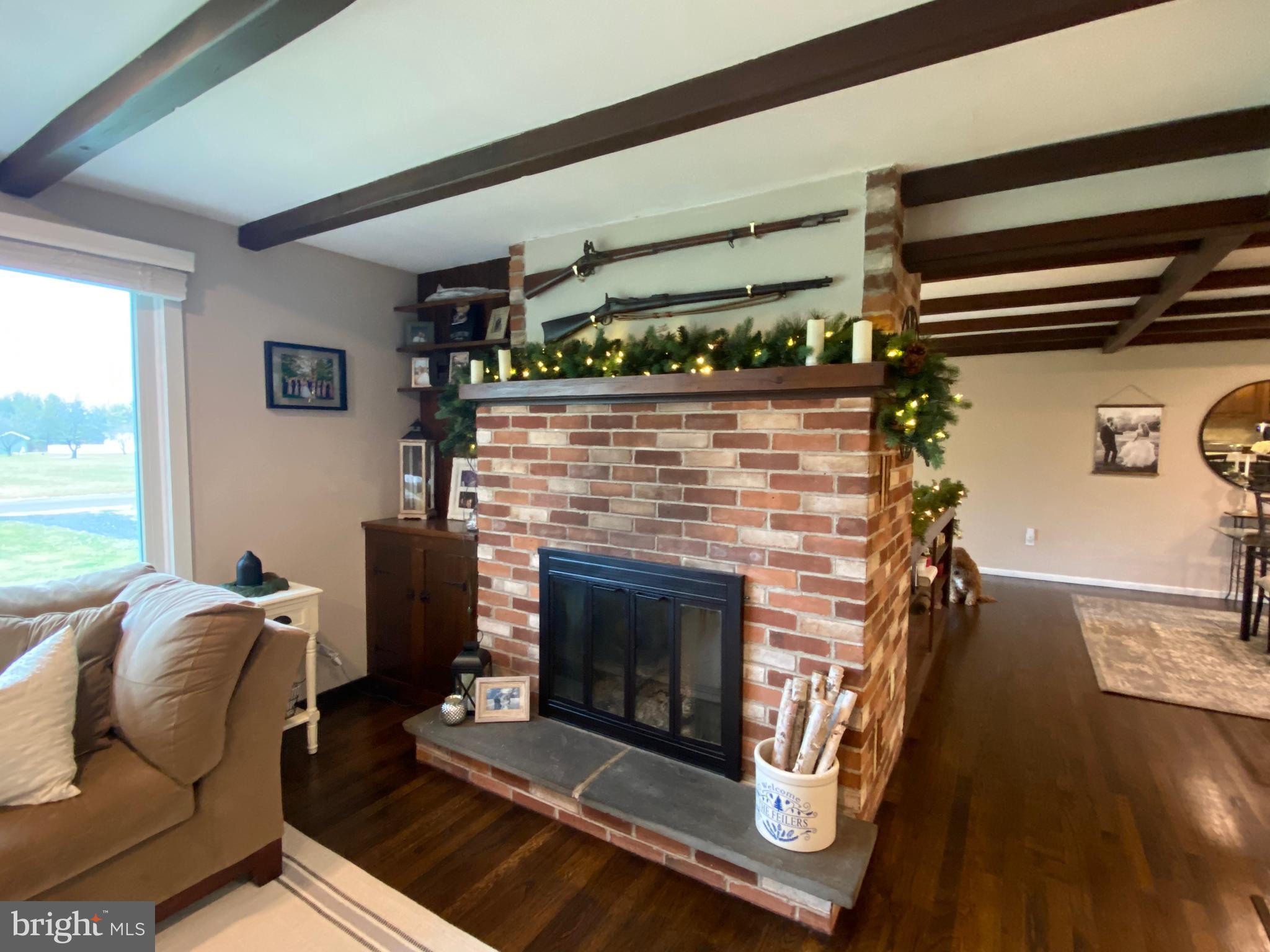 1601 Deep Run Road Pipersville, PA 18947 - Photo 8 of 39 Fireplace in Living Room
