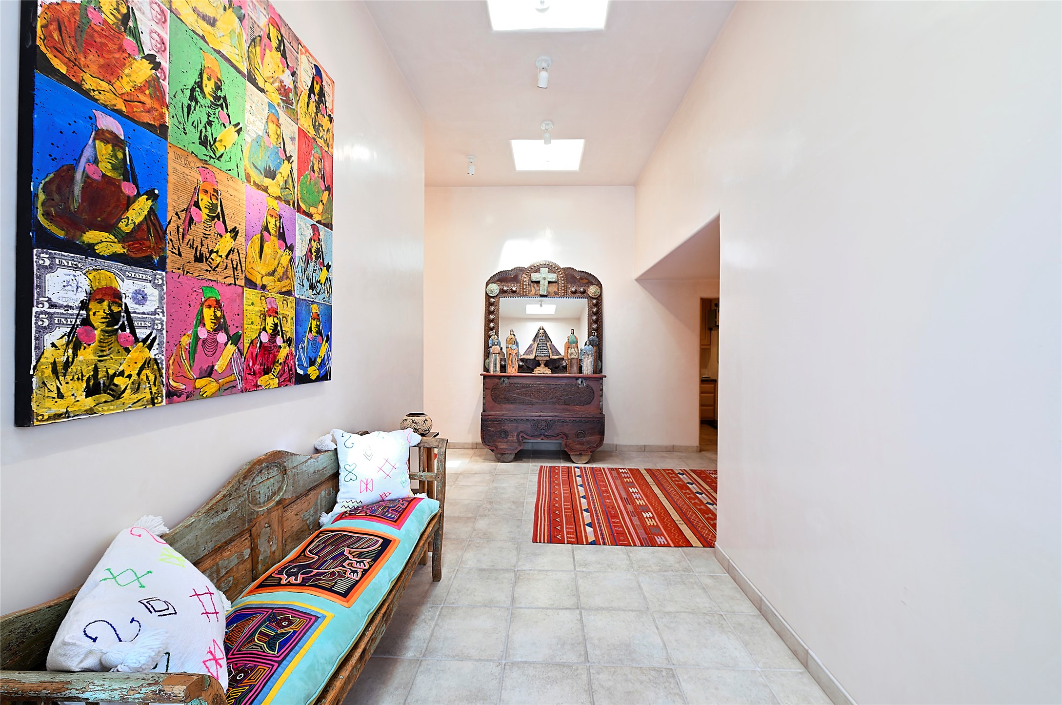 409 Brownell-Howland Road Santa Fe, NM 87501 - Photo 52 of 66 Foyer of Formal Entrance