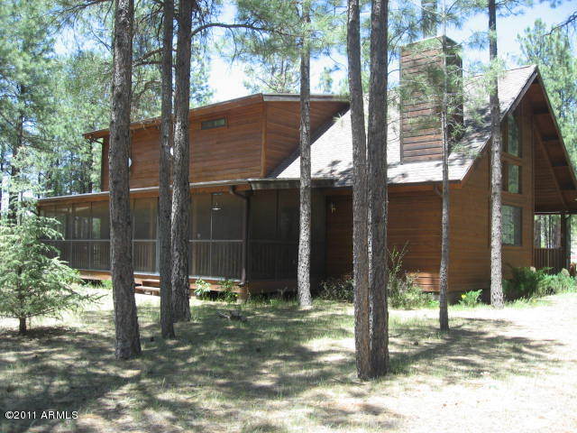 2935 Deer Hill Road Heber, AZ 85928 - Photo 13 of 14 a house view with a tree in front of it