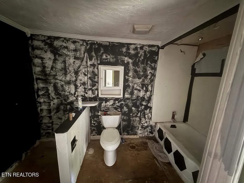 7224 Thomas Twin Oaks Road Baxter, TN 38544 - Photo 24 of 26 a bathroom with a toilet and a shower