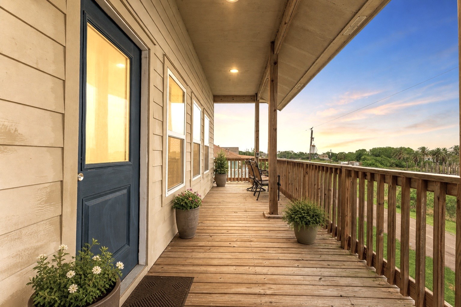 167 Garth Street Freeport, TX 77541 - Photo 6 of 34 a view of balcony with chairs