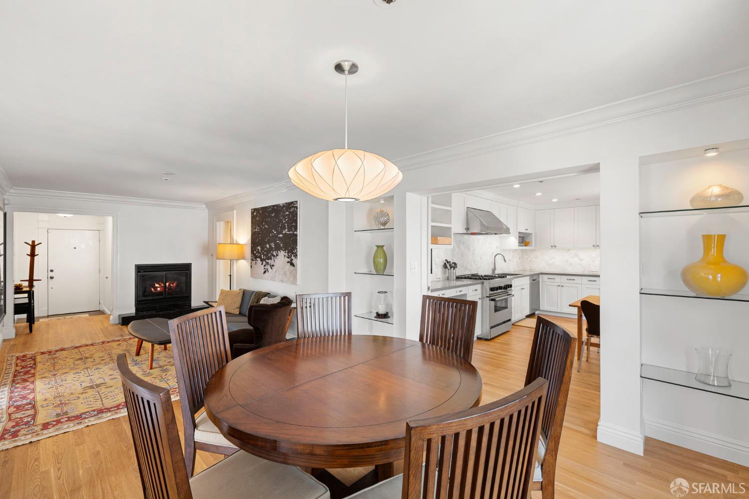 2145 Franklin Street, Unit 1 San Francisco, CA 94109 - Photo 22 of 46 a view of a dining room with furniture