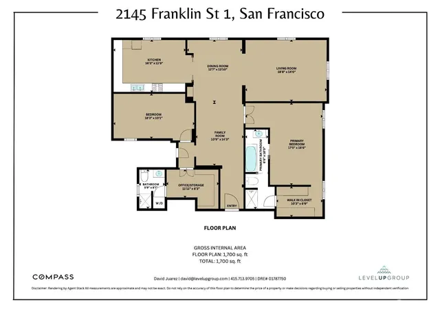 $1,448,000 | 2145 Franklin Street, Unit 1, San Francisco, CA 94109