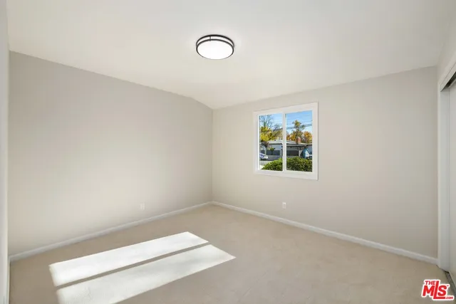 a view of small space with window