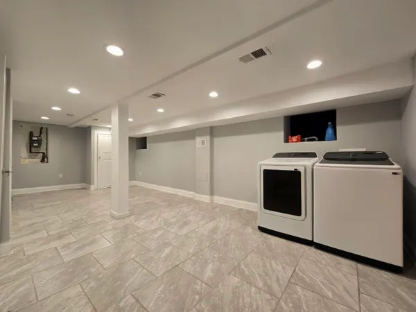 a view of a livingroom with a fireplace