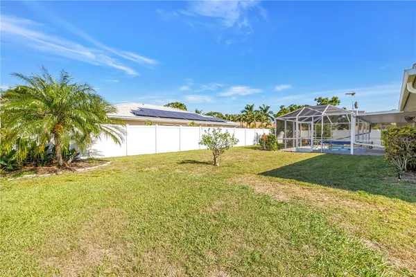 a house view with a garden space