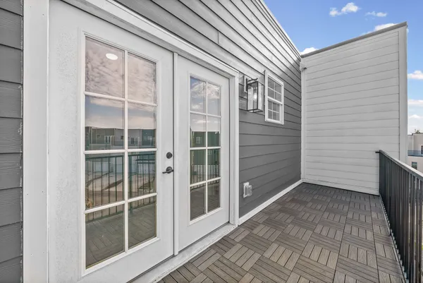 a view of front door