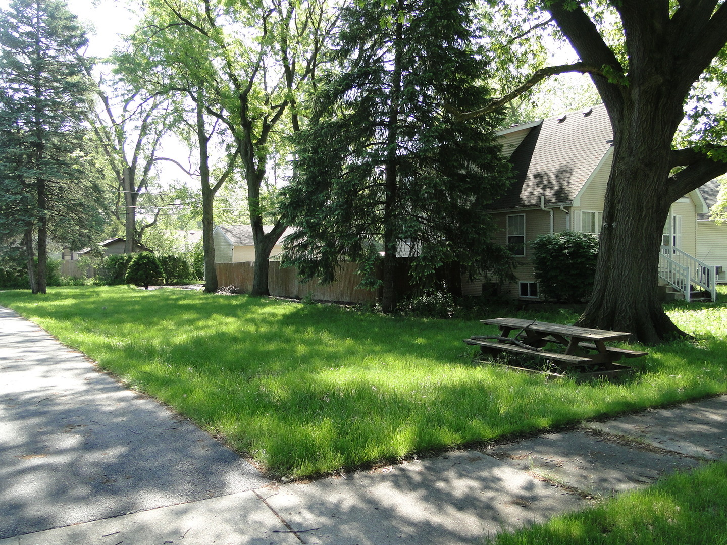 406 South Reed Street Joliet, IL 60436 - Photo 17 of 17 a view of a backyard with large trees