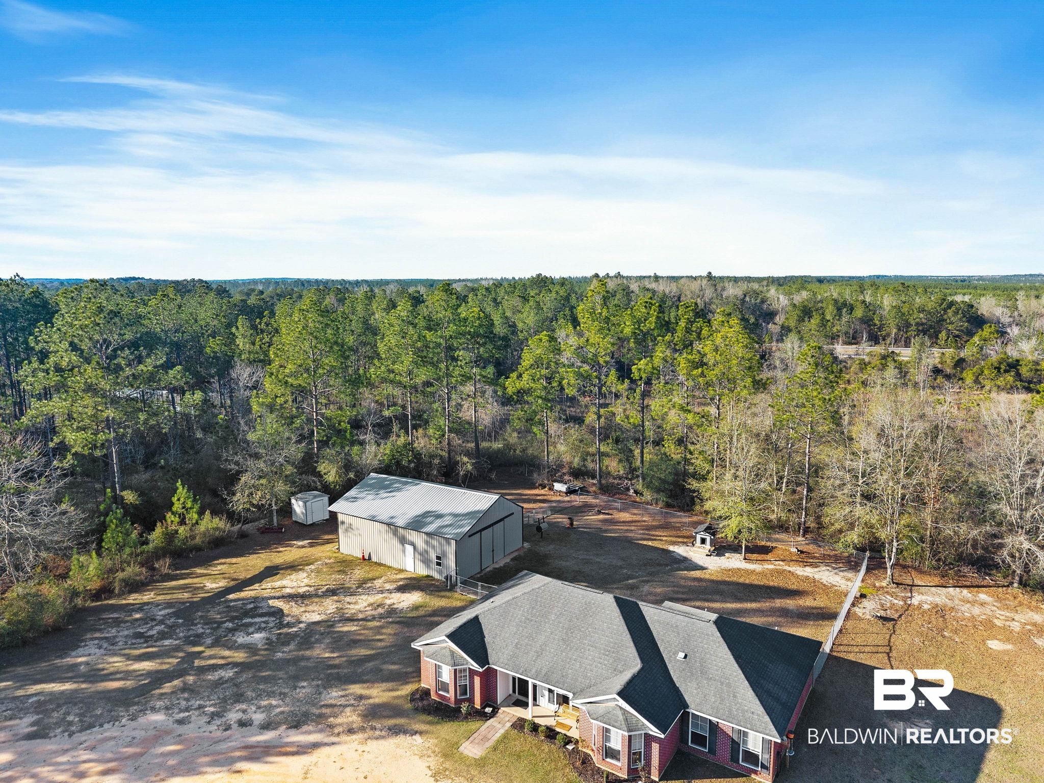 55750 Lottie Road Perdido, AL 36562 - Photo 24 of 84 Aerial view of a forest