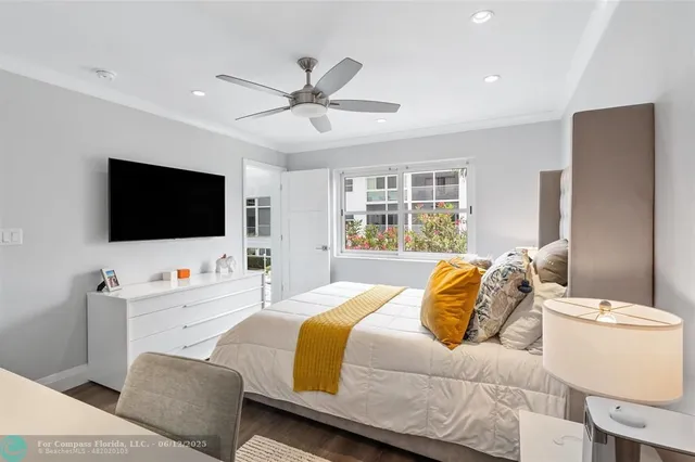 a view of a swimming pool with a house