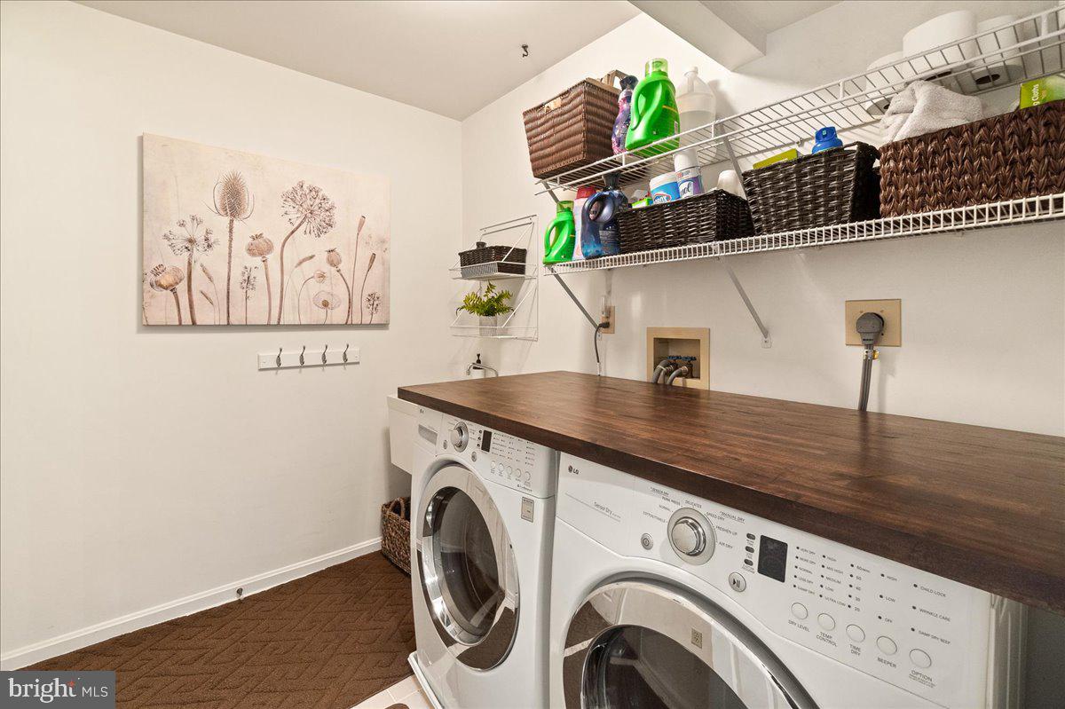 2428 Cobblestone Way Frederick, MD 21702 - Photo 23 of 83 Laundry room on the main level off 2 car garage