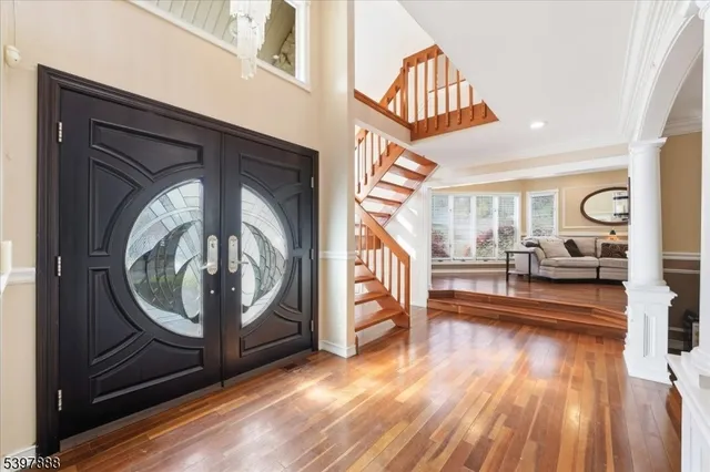 a view of living room and with furniture