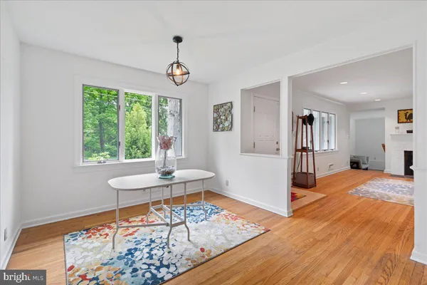 a very nice looking room with a large window
