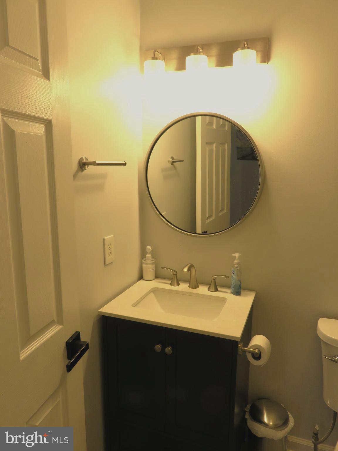 28 Bryan Drive Rehoboth Beach, DE 19971 - Photo 30 of 41 a bathroom with a sink mirror and toilet