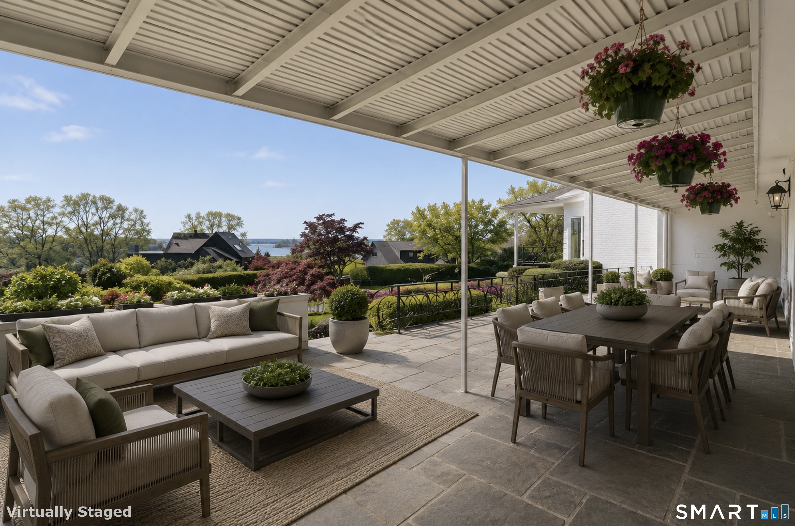 7 Sasqua Road Norwalk, CT 06855 - Photo 30 of 40 Virtually Staged Main Level Patio