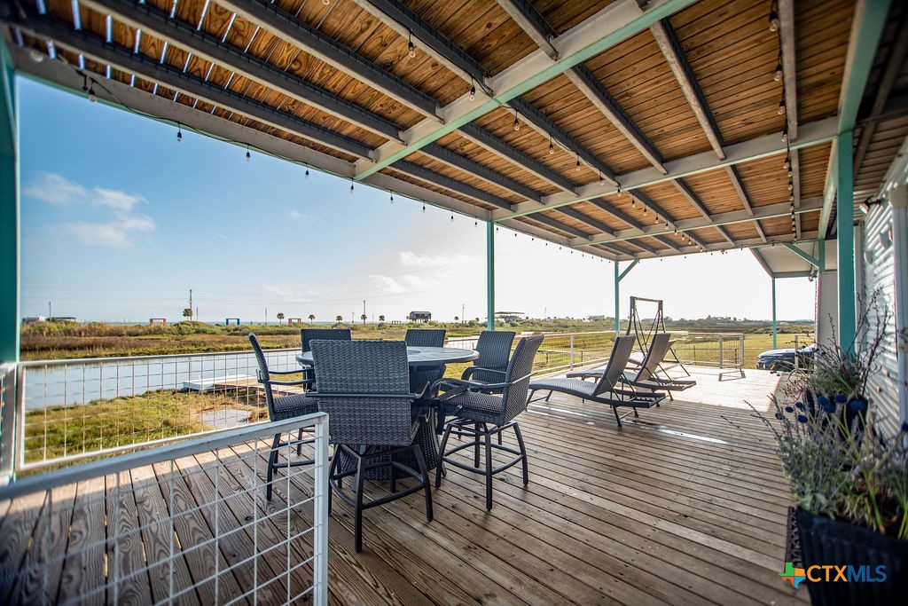 305 Zimmerman Road Port Lavaca, TX 77979 - Photo 27 of 33 a view of roof deck with patio