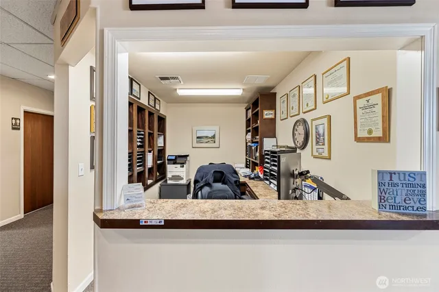 a view of a living room