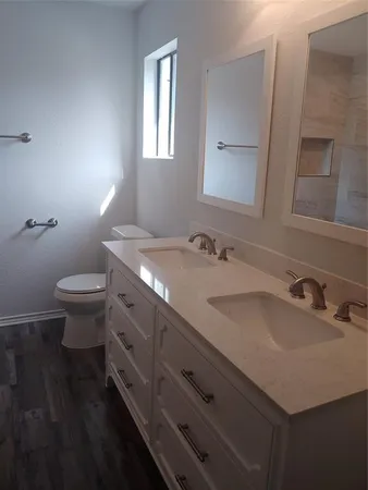 a bathroom with a sink and a toilet
