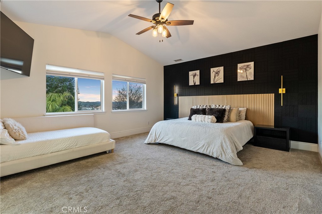 1926 Kleck Road Paso Robles, CA 93446 - Photo 14 of 29 a bedroom with bed and a tv