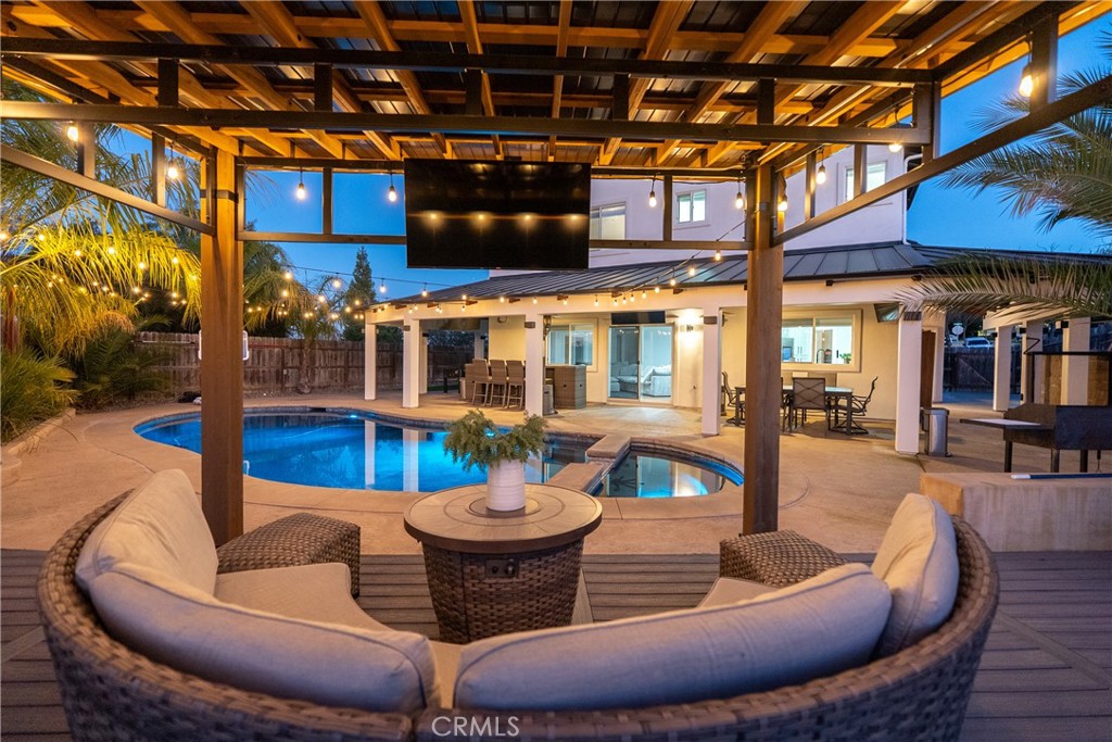 1926 Kleck Road Paso Robles, CA 93446 - Photo 27 of 29 a view of a patio with couches chairs and wooden floor