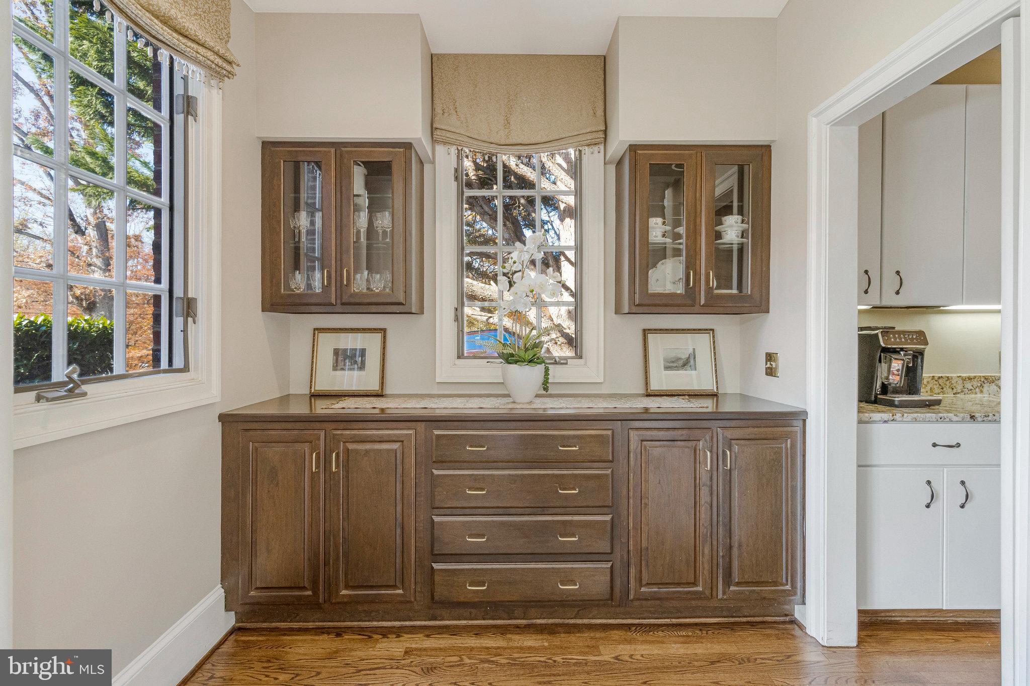 1655 Kalmia Road Northwest Washington, DC 20012 - Photo 27 of 71 Elegant cabinetry enhances a bright nook.
