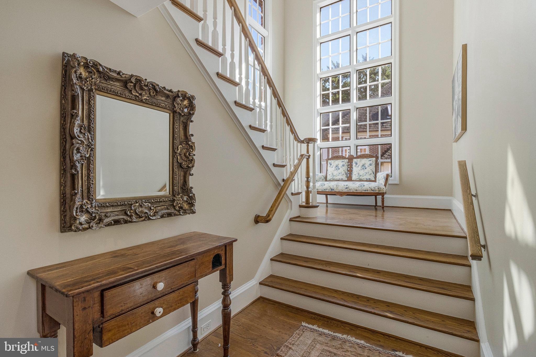1655 Kalmia Road Northwest Washington, DC 20012 - Photo 30 of 71 a view of staircase with white walls and a window