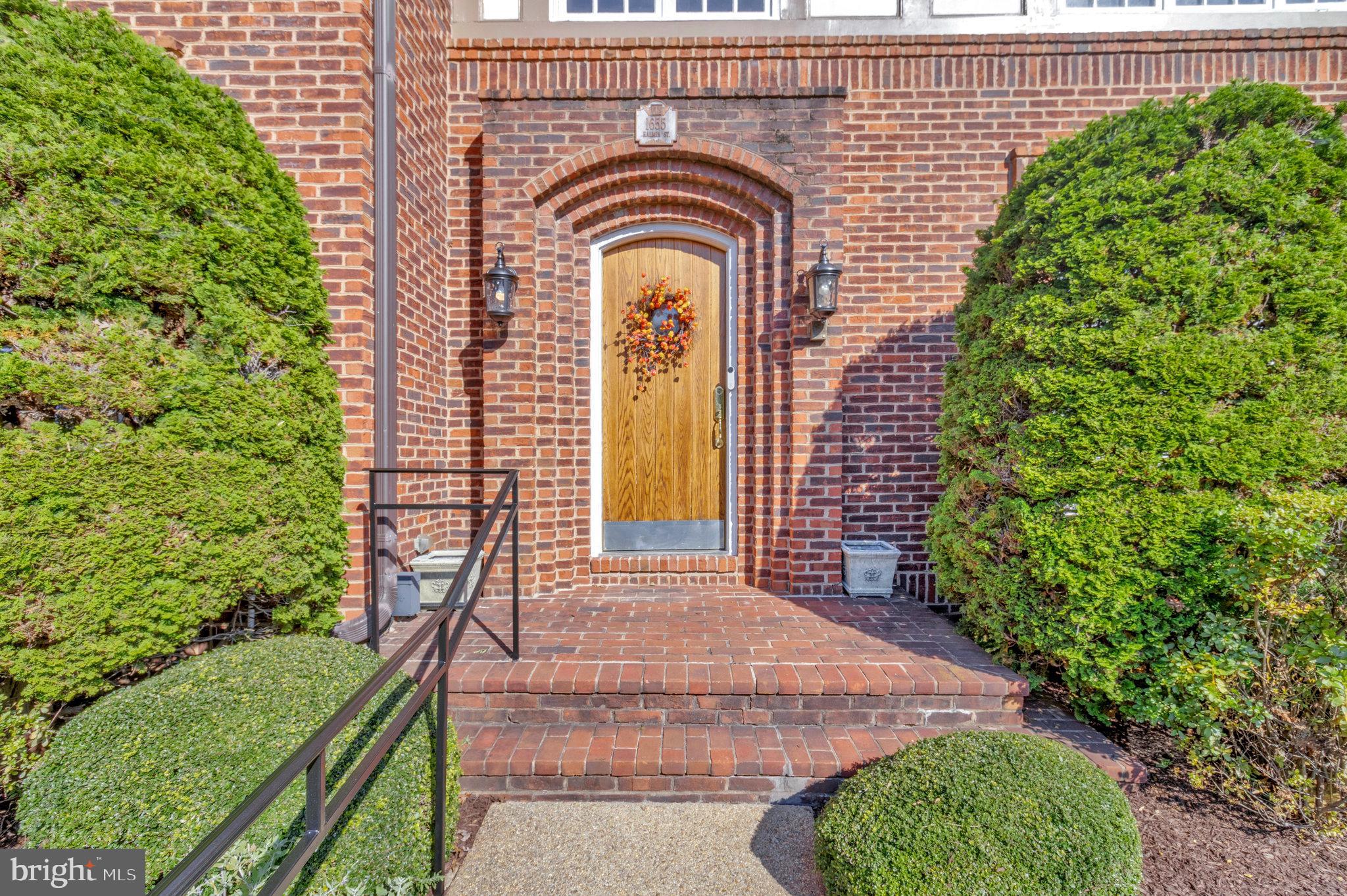 1655 Kalmia Road Northwest Washington, DC 20012 - Photo 3 of 71 Charming entrance with lush greenery.