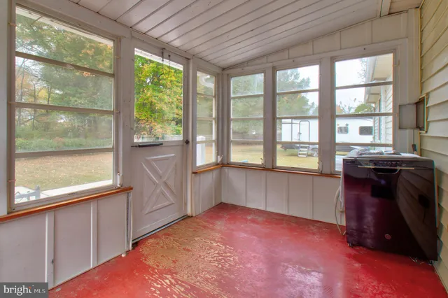 a view of front door