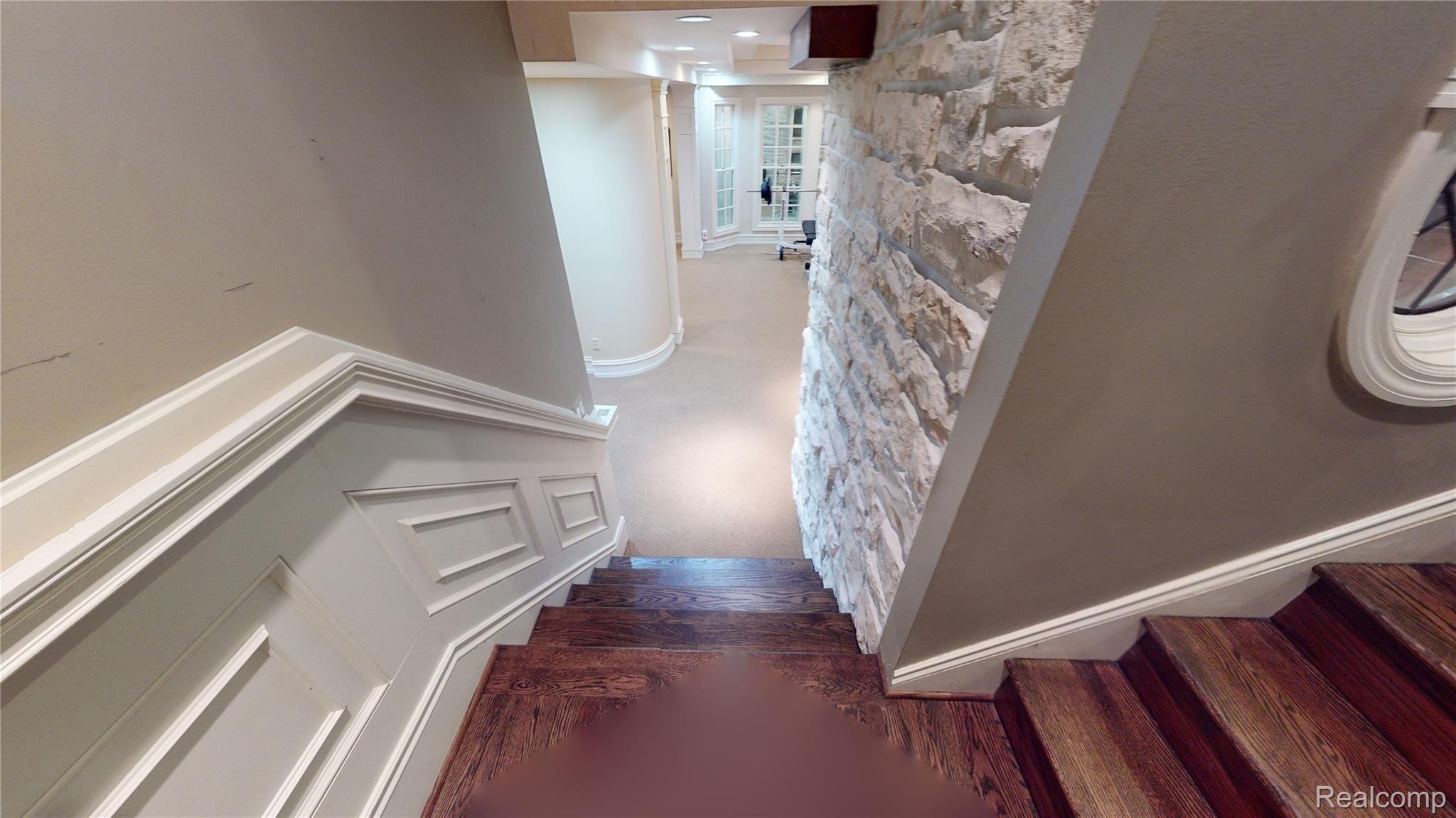 1472 Highpoint Court Rochester, MI 48306 - Photo 30 of 44 1472-Highpoint-Court-1472-staircase-basement-to-1st-floor-3 (1).jpg